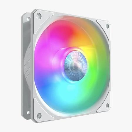 VENTILADORES COOLER MASTER SICKLEFLOW 120 ARGB WHITE EDITION MFX-B2DW-18NPA-R1/ 1212168
