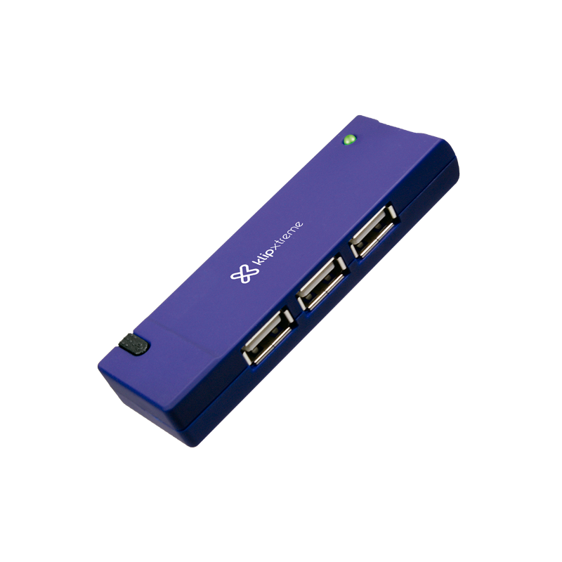 HUB KLIP XTREME USB 2.0 DE 4 PUERTOS KUH-400A