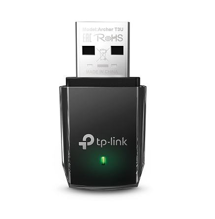 ADAPTADOR WIFI TP-LINK USB MINI T3U MU-MIMO ARCHERT3U