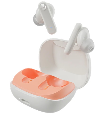 AUDIFONOS INALAMBRICOS SKULLCANDY SMOKIN BUDS BONE ORANGE GLOW/ S2TAW-S951