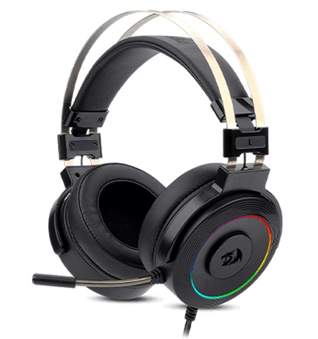 HEADSET GAMING REDRAGON LAMIA2 H320RGB-1 BLACK (AURICULAR) 