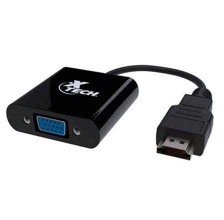 ADAPTADOR HDMI MACHO A VGA HEMBRA XTECH XTC-363