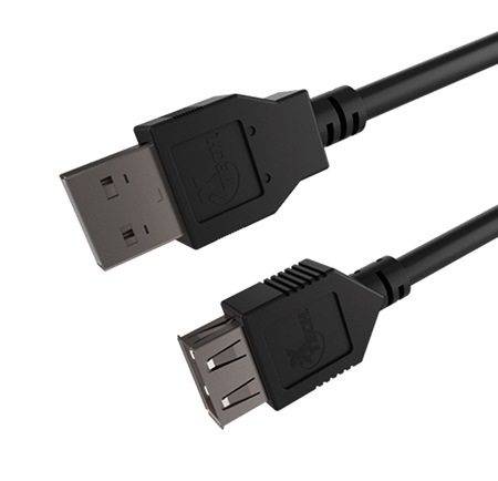 CABLE EXTENSION USB 2.0 XTECH XTC-305 M/H 3MTS