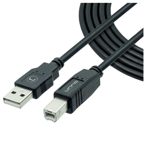 CABLE USB A/B PARA IMPRESORA UNNO CB4006BK 1.8M/6FT