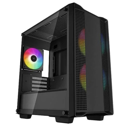 CASE GAMER DEEPCOOL CC360 ARGB MICRO ATX VIDRIO TEMPLADO/ 3 VENTILADORES 140MM/ R-CC360-BKAPM3-G1