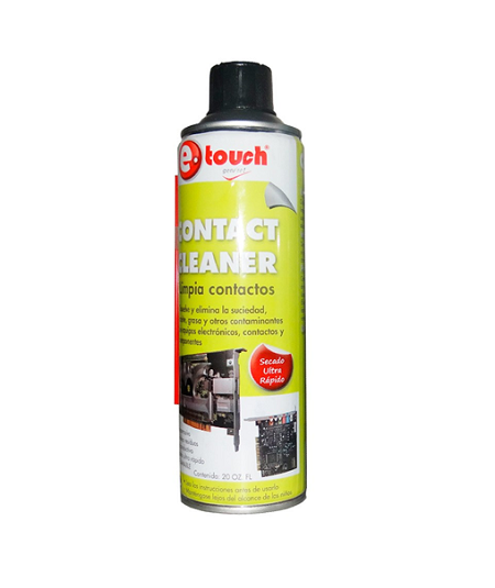 BOTE DE CONTACT CLEANER ETOUCH 20 OZ.