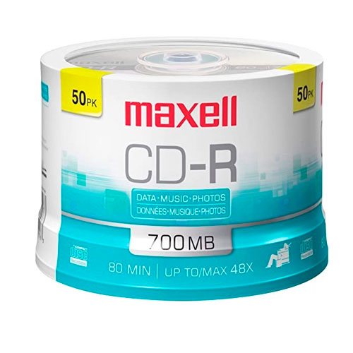 CD-R 700MB SPINDLE MAXELL