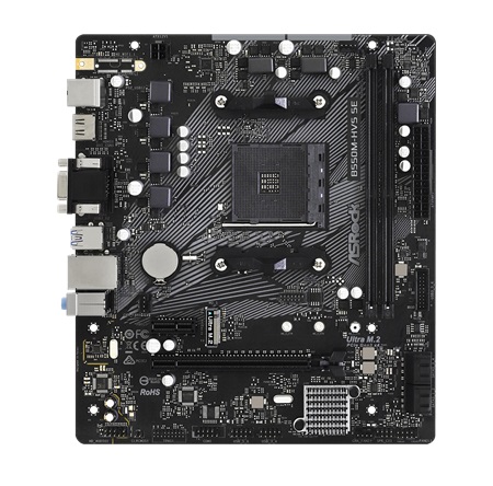 MOTHERBOARD ASROCK B550M-HVS SE AM4 DDR4 90-MXBMK0-A0UAYZ