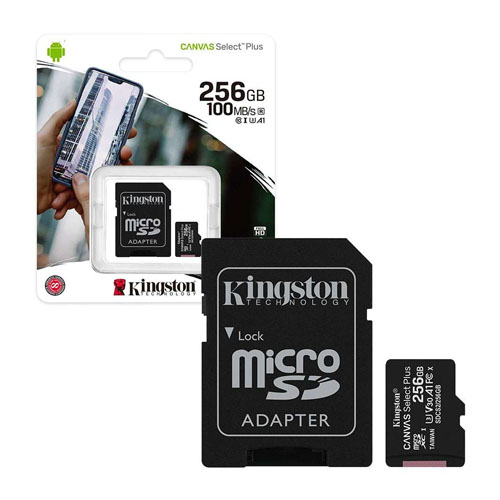 MEMORIA MICRO SD KINGSTON CANVAS SDCS2/256GB