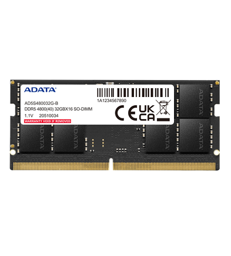 MEMORIA RAM ADATA DDR5 4800 MHz 32GB/ SO-DIMM AD5S480032G-S 