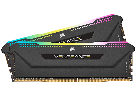 MEMORIA RAM CORSAIR VENGEANCE 16GB (2X8GB) RGB SL DDR4 3200MHz CMH16GX4M2E3200C16 