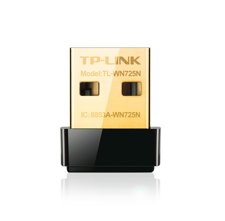 ADAPTADOR NANO USB TP-LINK TL-WN725N 150MBPS	