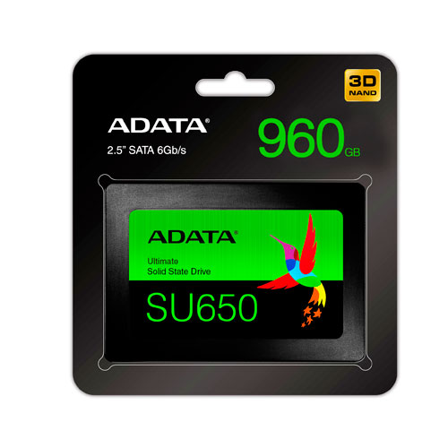 SSD ADATA ULTIMATE SU650, 960GB, SATA III, 2.5 6Gb/s ASU650SS-960GT-R
