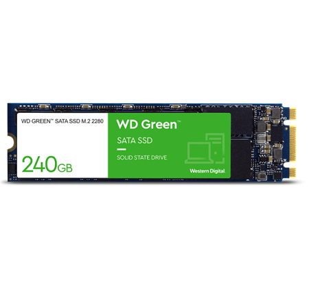 SSD WESTER DIGITAL M.2 GREEN SATA3 240GB WDS240G3G0B