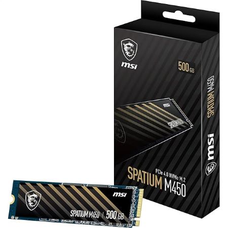 SSD MSI SPATIUM 500GB M450 NVME M.2 PCIe 4.0