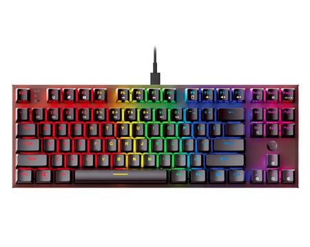 TECLADO MECANICO GAMING FANTECH MK856 MAXFIT87 RGB BLACK