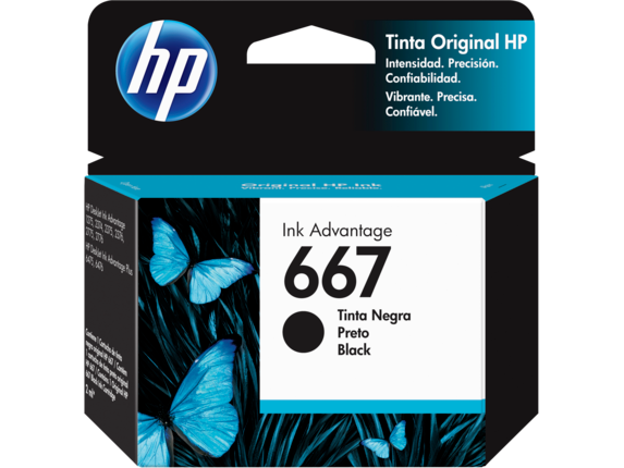 CARTUCHO DE TINTA HP INK ADVANTAGE 667 NEGRO (3YM79AL)