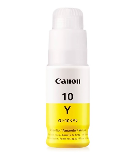 BOTELLA TINTA CANON GI-10 AMARILLO 70ML