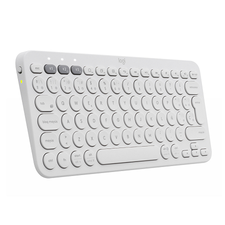 Teclado Inalambrico Logitech K380 Bluetooth/ Español/ Color Blanco,  920-009595