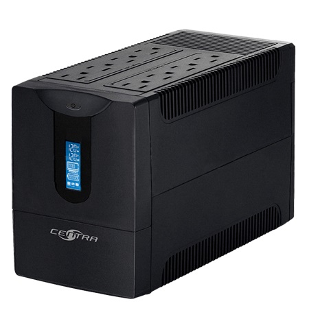 UPS CENTRA ECO 700VA LCD 8 SALIDAS 4 CON REGULACION Y 4 CON RESPALDO DE ENERGIA LCD700