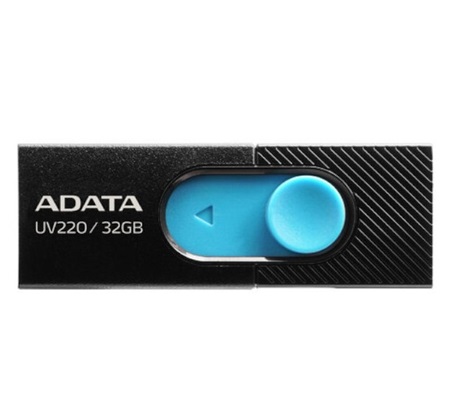 MEMORIA USB ADATA 32GB AUV220-32G-RBKBL RETRACTIL BLACK