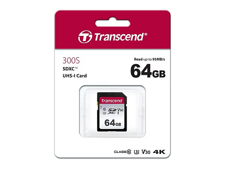 MEMORIA SD TRANSCEND 64GB TS64GSDC300S