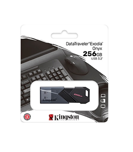 MEMORIA USB KINGSTON DATATRAVELER EXODIA ONYX 256GB DTXON/256GB 