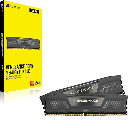 MEMORIA RAM CORSAIR VENGEANCE DDR5 5200MHZ 32GB AMD CMK32GX5M2B5200Z40
