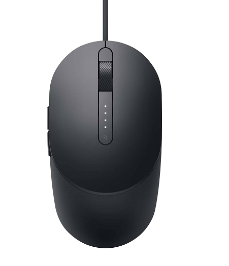 MOUSE DELL USB MS3220-BLK LASER WIRED BLACK
