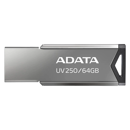 MEMORIA USB ADATA METALICA 64GB AUV250-64G-RBK