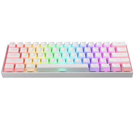 TECLADO MECANICO GAMING MEETION USB-C MK005 WHITE