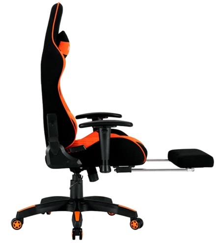 SILLA GAMER MEETION CHR25 NEGRO NARANJA