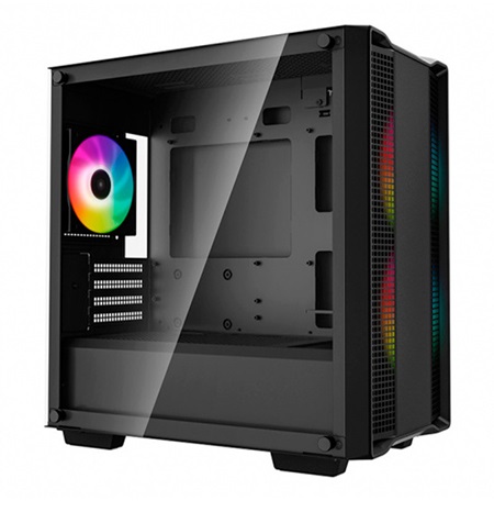 CASE GAMER DEEPCOOL CC360 ARGB MICRO ATX VIDRIO TEMPLADO/ 3 VENTILADORES 140MM/ R-CC360-BKAPM3-G1