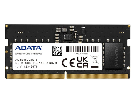 MEMORIA RAM ADATA DDR5 4800 MHz 8GB/ SO-DIMM AD5S48008G-S 