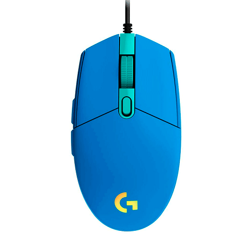 MOUSE GAMING LOGITECH USB G203 LIGHTSYNC BLUE 910-005792